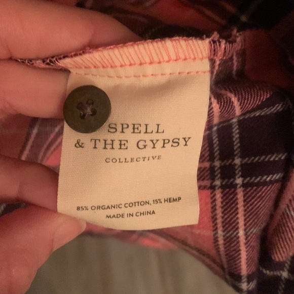 Spell maverick flannel coral NWT XS - Picture 7 of 9